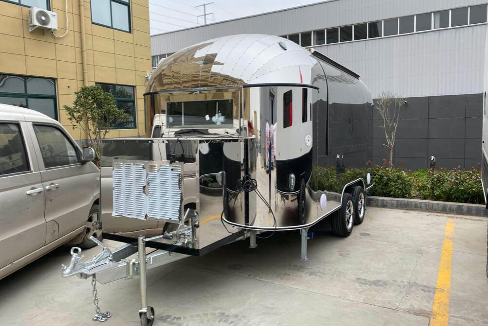 Propane Tank installed on food trailer