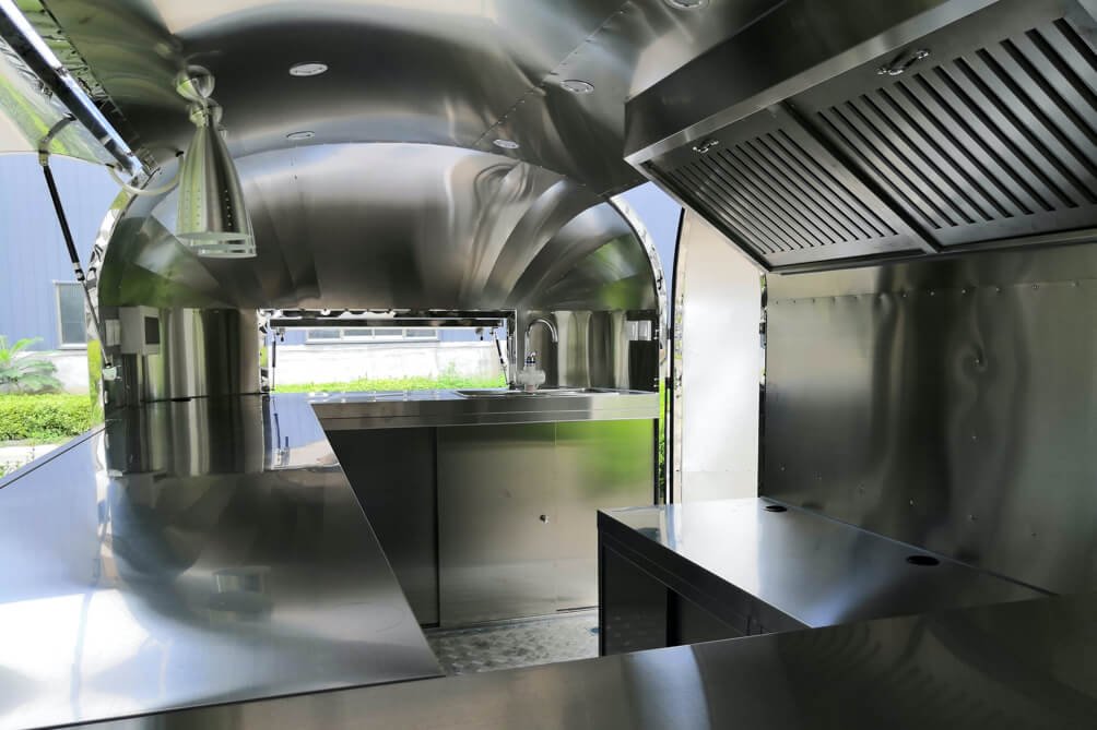 stainless steel interior