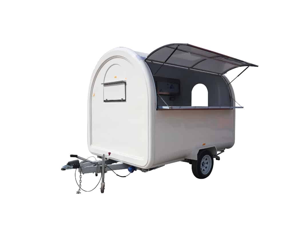 Small Round food trailer