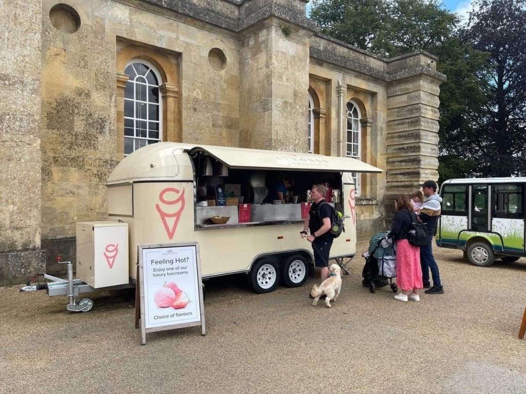 mobile ice cream trailer